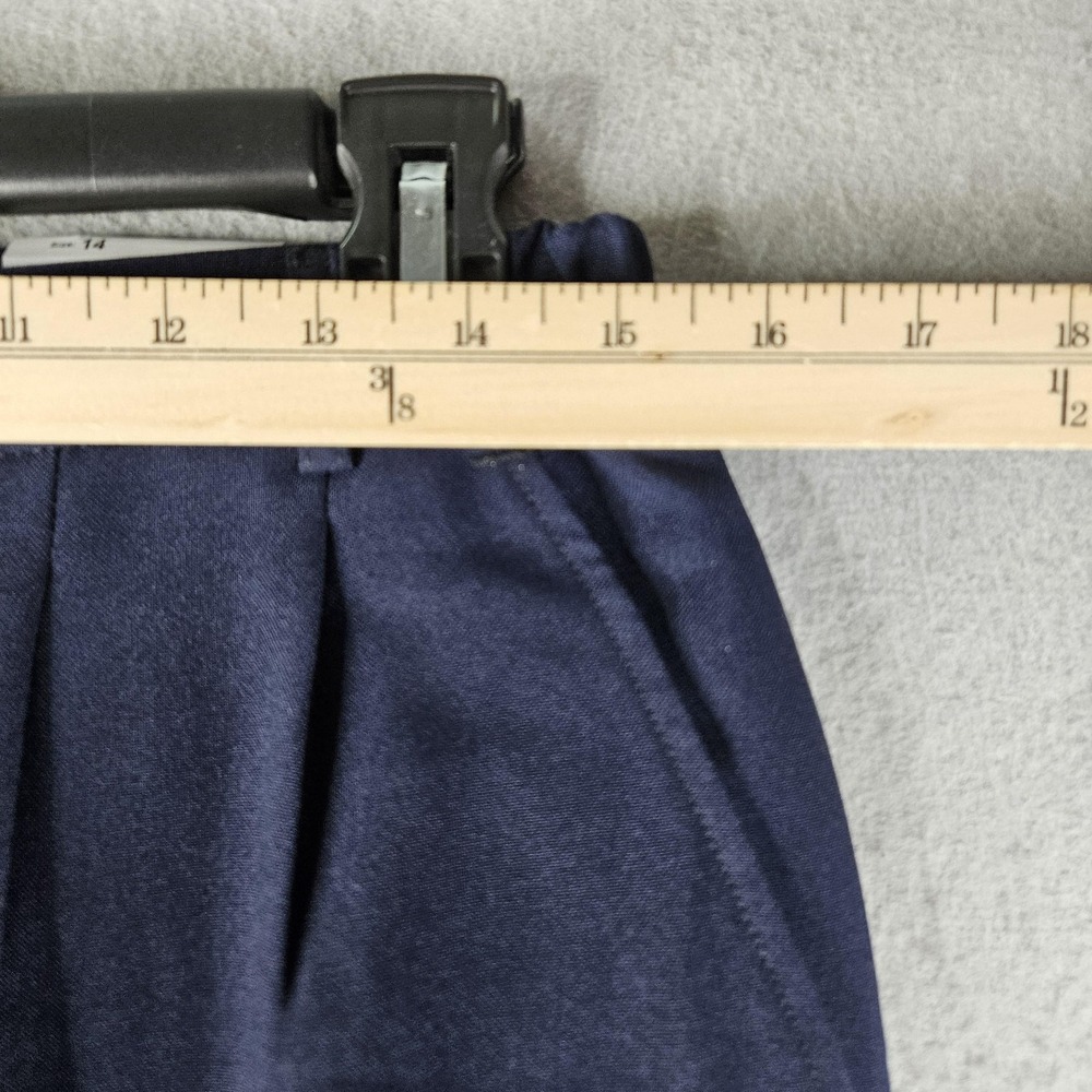 Flying Cross Dress Pants Womens 14 Blue LAPD Navy Pleated Workwear Made USA - Picture 5 of 16